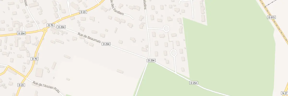 Plan du 15 Rue de Beaumais à Tourville-sur-Arques