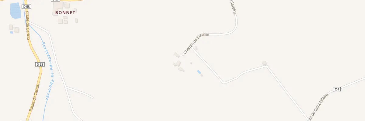 Plan du 350 Che de Sereine à Durfort-Lacapelette