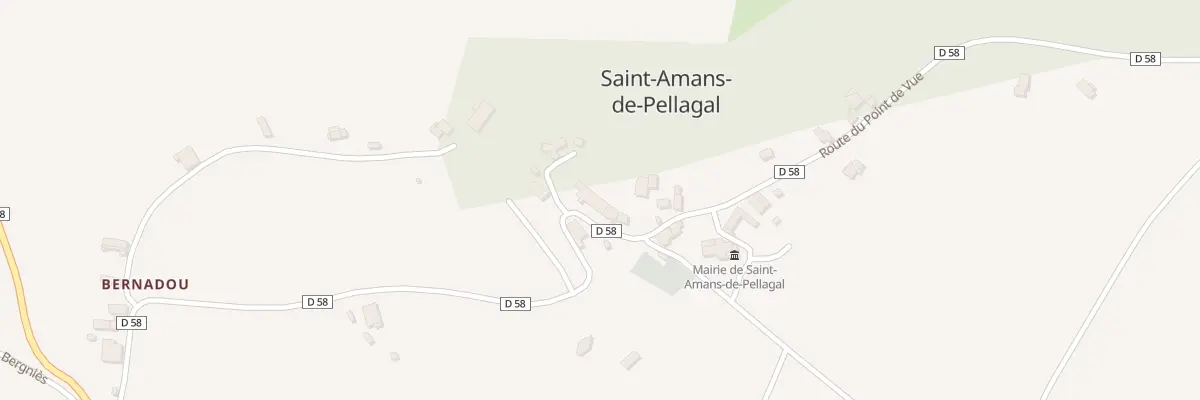 Plan du 5057 Saint Amans de Pellagal à Saint-Amans-de-Pellagal