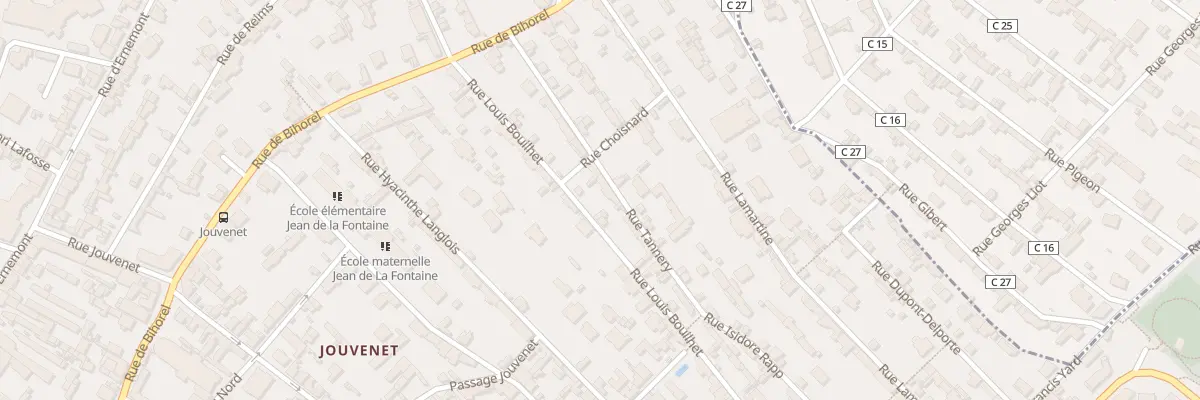 Plan du 26 Rue Louis Bouilhet à Rouen