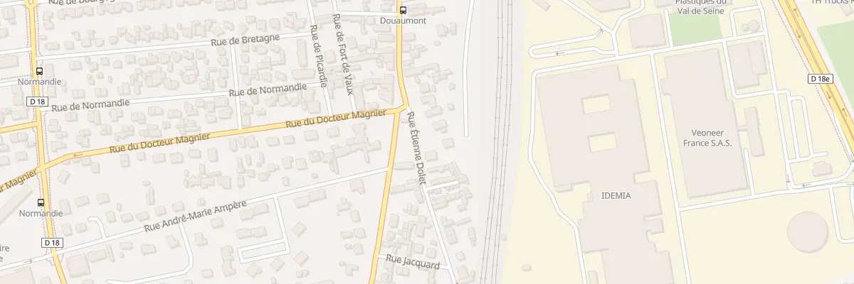 Plan du 15 Rue Etienne Dolet à Saint-Étienne-du-Rouvray