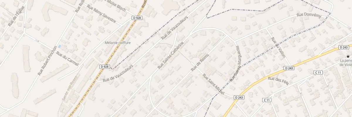 Plan du 22 Rue Sainte Catherine à Rouen