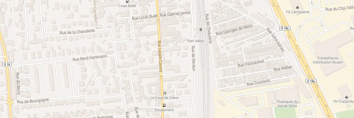 Plan du 133C Rue Lazare Carnot à Saint-Étienne-du-Rouvray