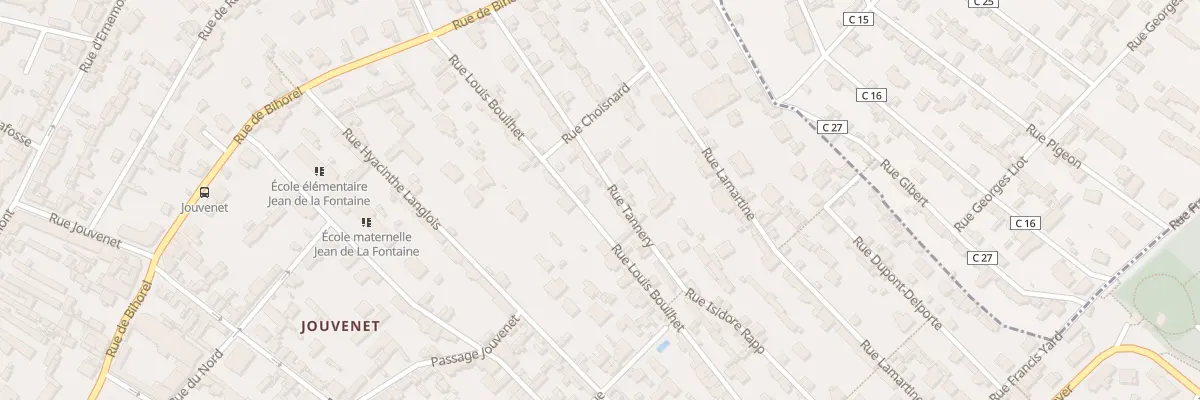 Plan du 24 Rue Louis Bouilhet à Rouen