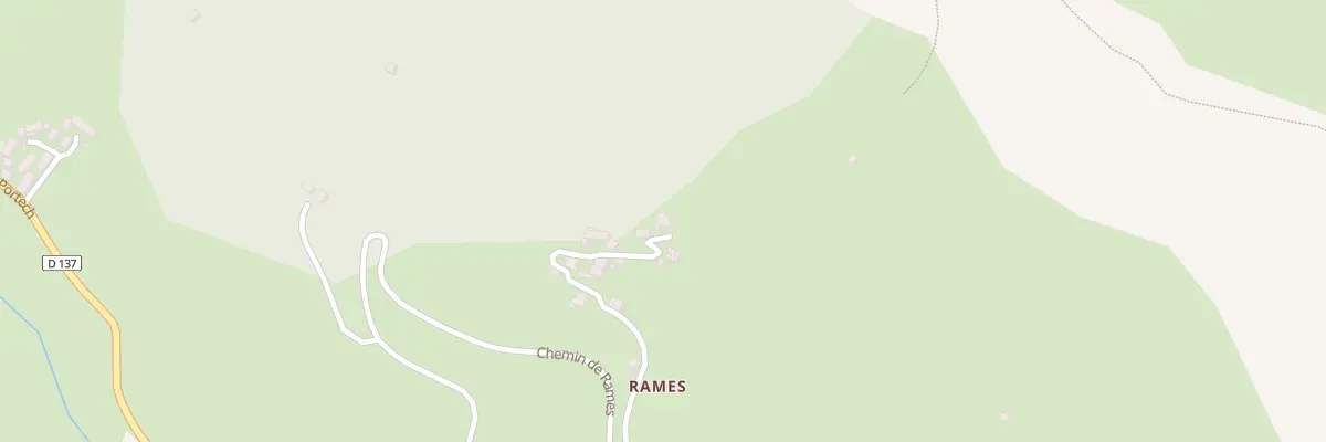 Plan du 1263 Che de Rames à Moulis