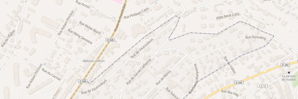Plan du 48 Rue de Vaucouleurs à Rouen