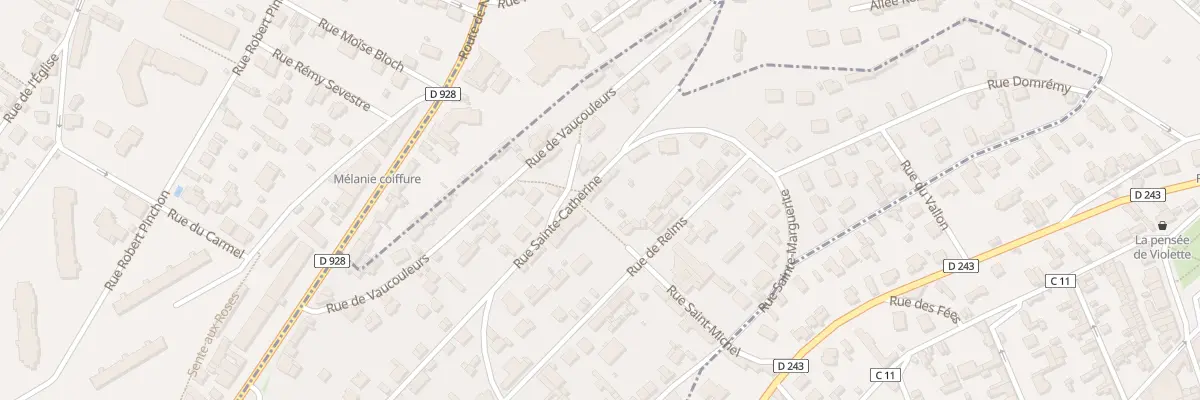 Plan du 30 Rue Sainte Catherine à Rouen