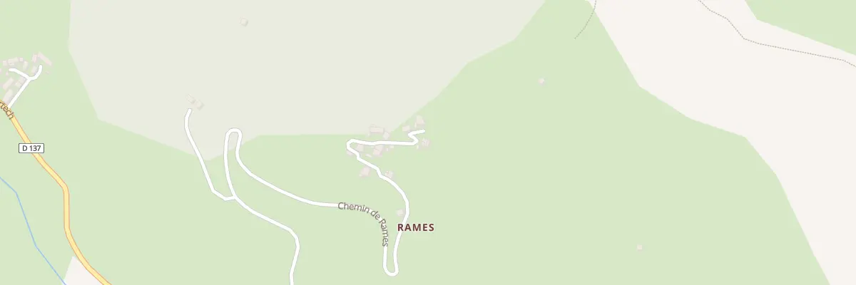 Plan du 452 Rames Hameau à Moulis