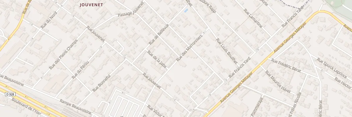 Plan du 7 Rue des Marronniers à Rouen