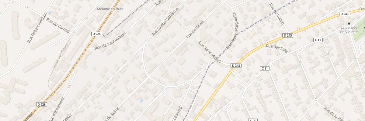 Plan du 82 Rue de Reims à Rouen