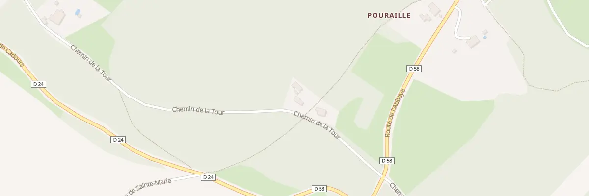 Plan du 182 Che de la Tour à Bellegarde-Sainte-Marie