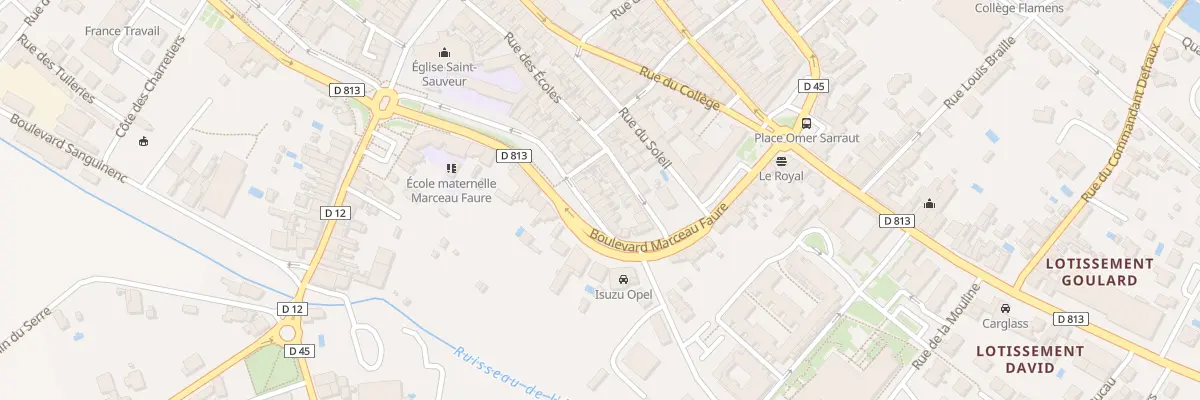Plan du 31 Bd Marceau Faure à Castelsarrasin