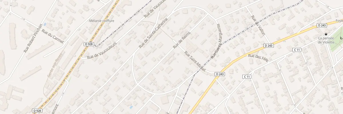 Plan du 90 Rue de Reims à Rouen