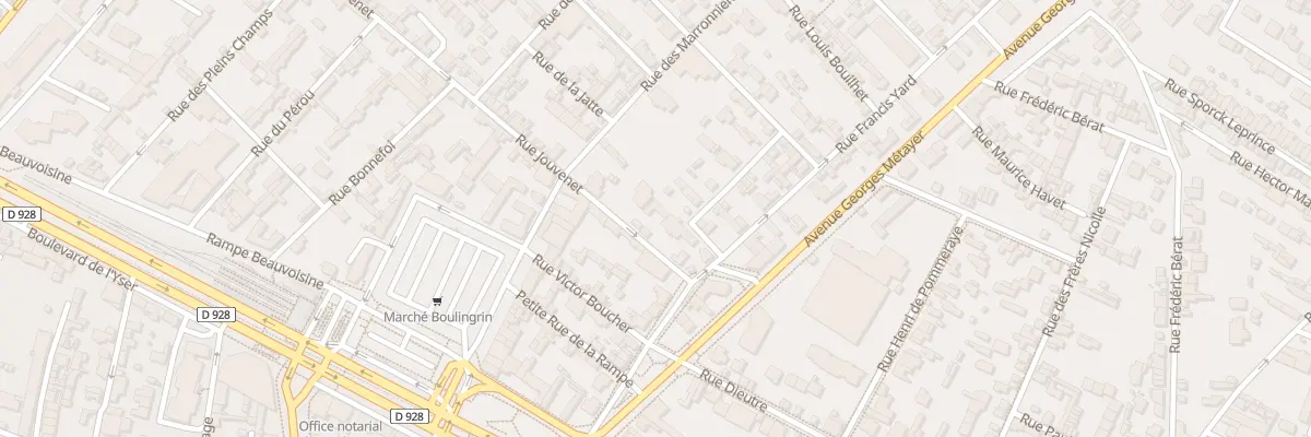 Plan du 4 Rue Jouvenet à Rouen