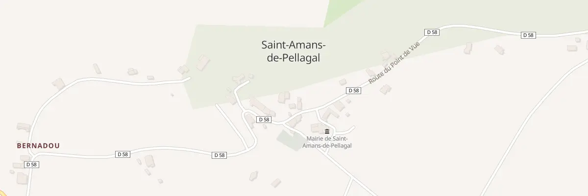 Plan du 5062 Saint Amans de Pellagal à Saint-Amans-de-Pellagal