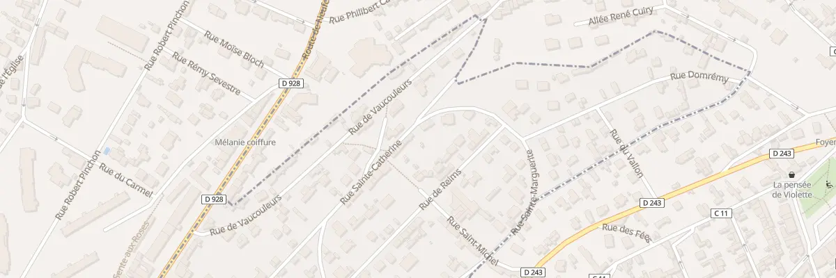 Plan du 38 Rue Sainte Catherine à Rouen