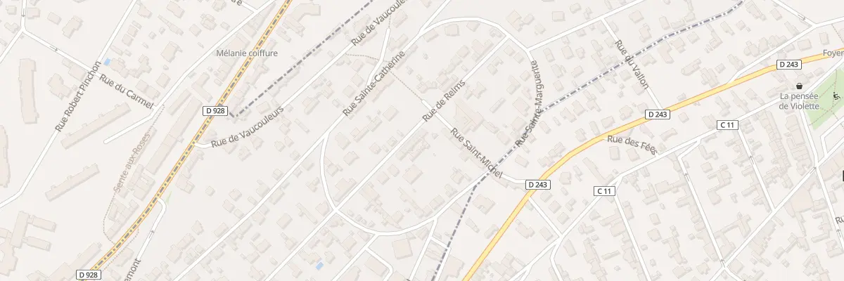 Plan du 92 Rue de Reims à Rouen