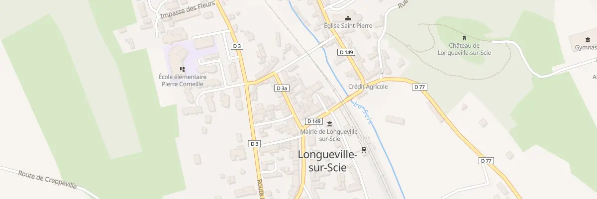 Plan du 8 Rue Guynemer à Longueville-sur-Scie