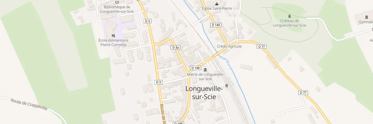 Plan du 2B Rue Guynemer à Longueville-sur-Scie