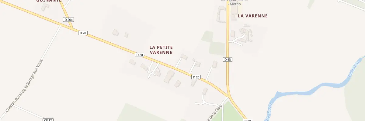 Plan du 5 La Petite Varenne à Douadic