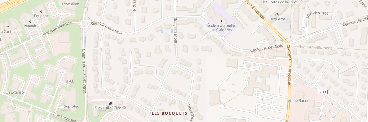 Plan du 108 Rue Jehan le Povremoyne à Bois-Guillaume