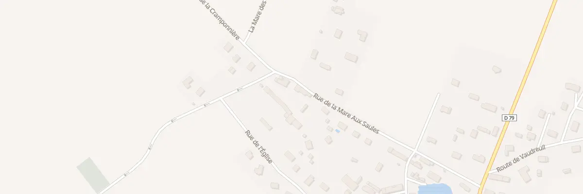 Plan du 8 Rue de la Mare aux Saules à Terres de Bord