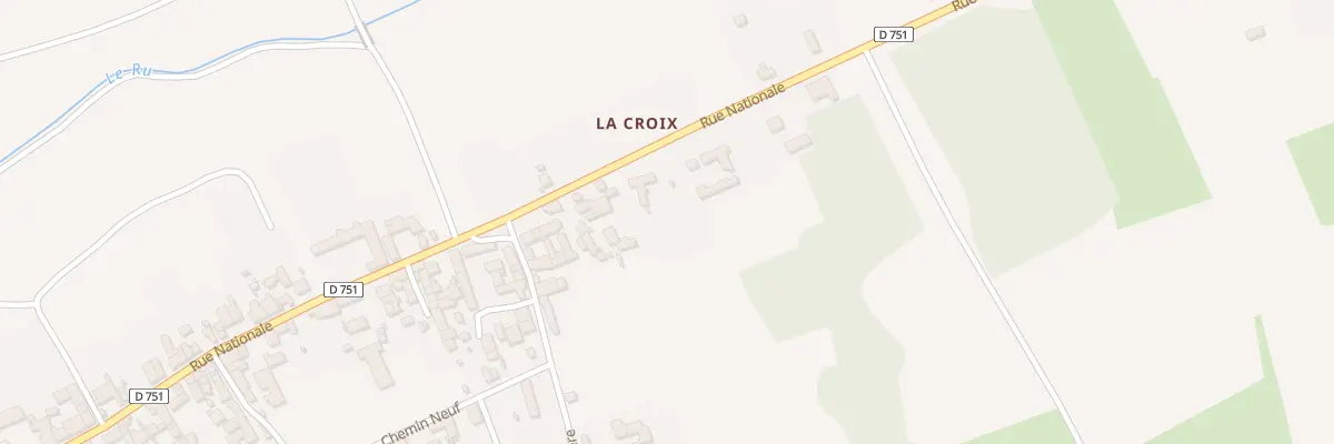 Plan du 95 Rue Nationale à Mosnes