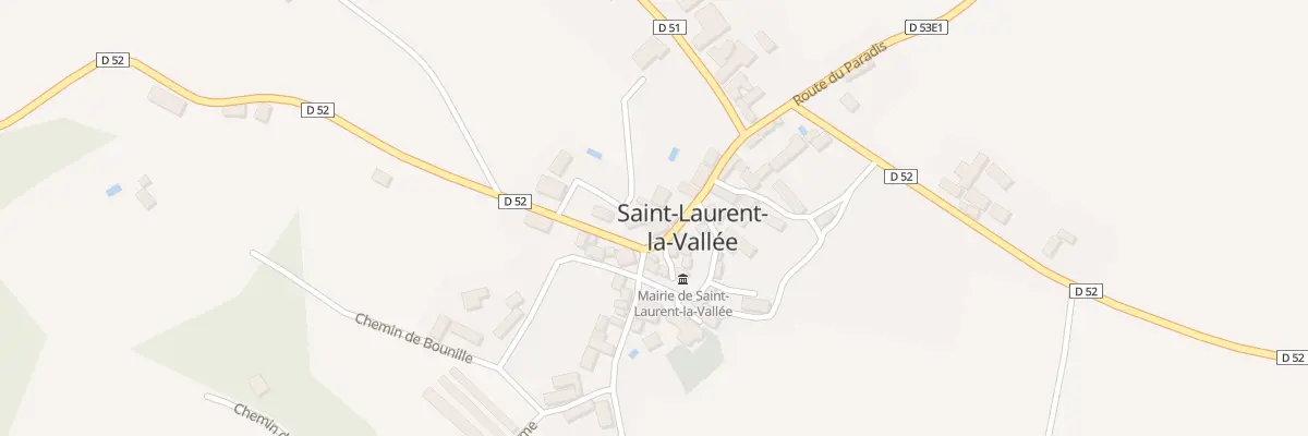 Plan du 68 Le Bourg à Saint-Laurent-la-Vallée