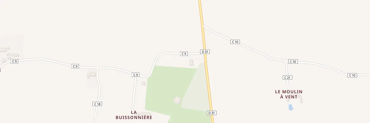 Plan de La Buissonniere à Dampierre-sous-Brou