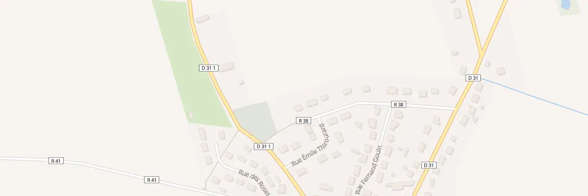 Plan du 9 Rue Emile Thirouard à Dampierre-sous-Brou