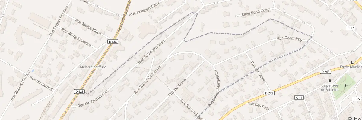 Plan du 44 Rue Sainte Catherine à Rouen