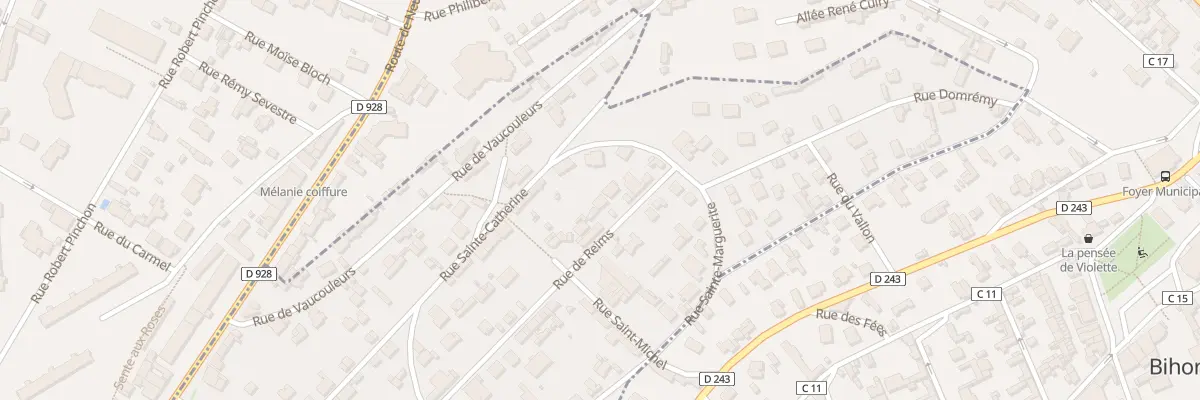 Plan du 77 Rue de Reims à Rouen
