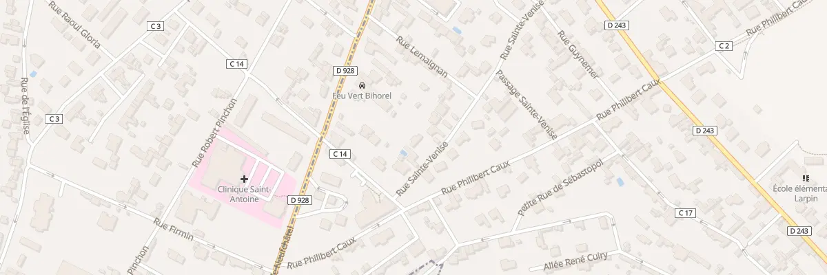 Plan du 9 Rue Sainte Venise Bihorel à Bihorel