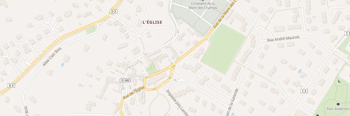 Plan du 3 Rue de la Mare des Champs à Bois-Guillaume