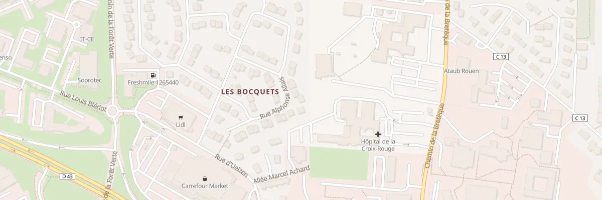 Plan du 117 Rue Alphonse Allais à Bois-Guillaume