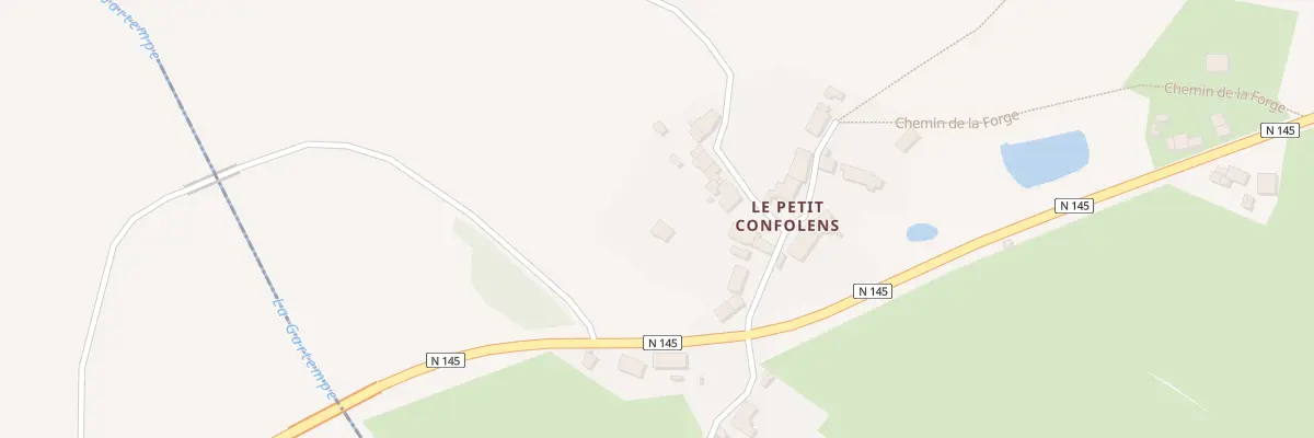 Plan du 28 Le Petit Confolens à Droux