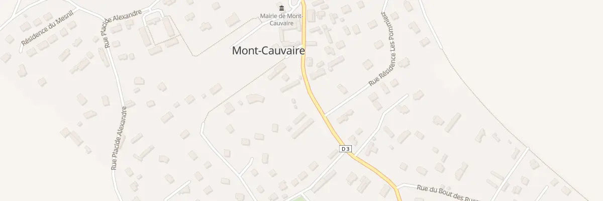 Plan du 5074 Le Village Sud à Mont-Cauvaire