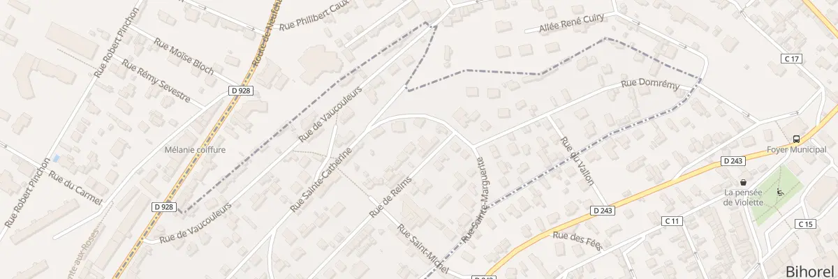 Plan du 81 Rue de Reims à Rouen