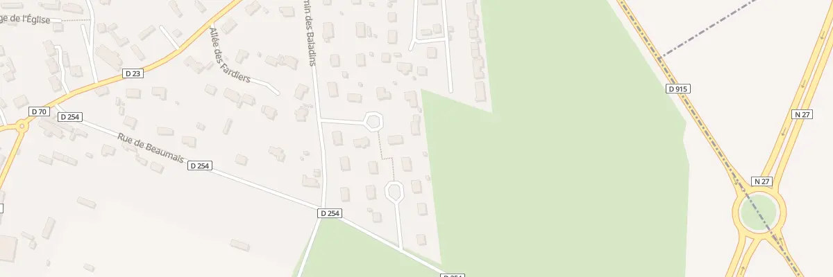 Plan du 12 Che des Baladins à Tourville-sur-Arques