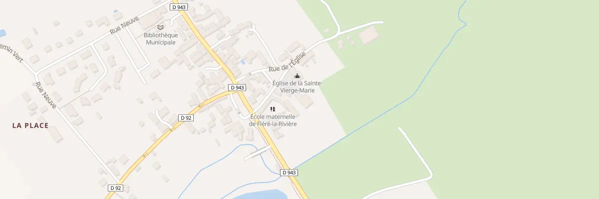 Plan du 5408 Le Bourg à Fléré-la-Rivière