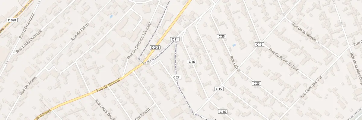 Plan du 1B Rue Gibert à Bihorel