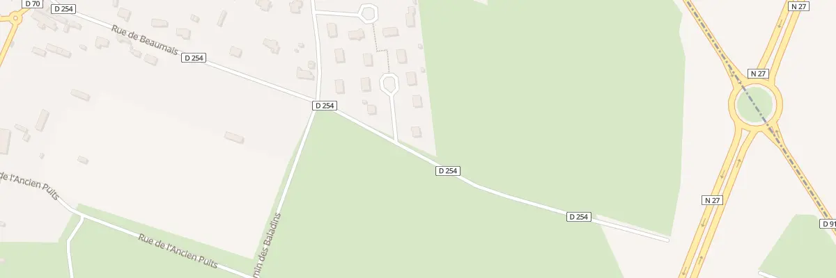 Plan du 22 Rue de Beaumais à Tourville-sur-Arques