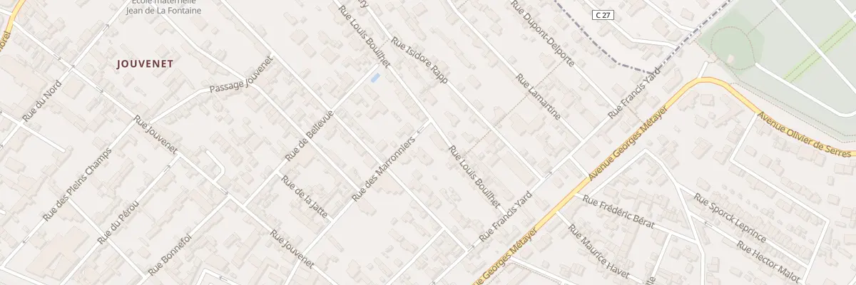 Plan du 11 Rue Louis Bouilhet à Rouen