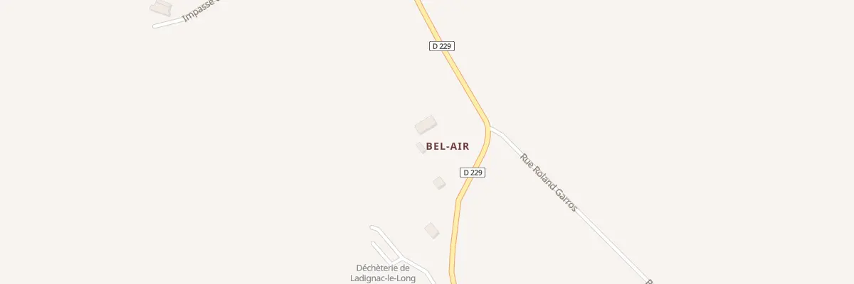 Plan du 35 Rue de Bel Air à Ladignac-le-Long