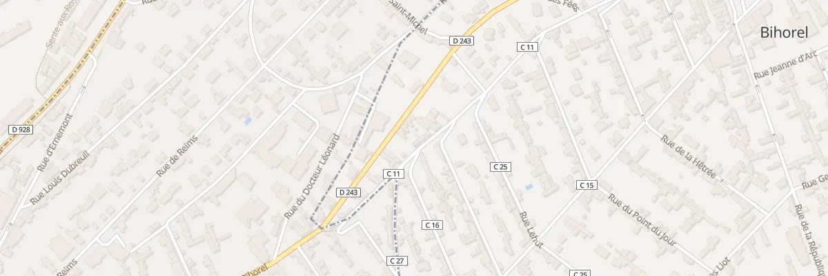 Plan du 7A Rue de la Liberation à Bihorel