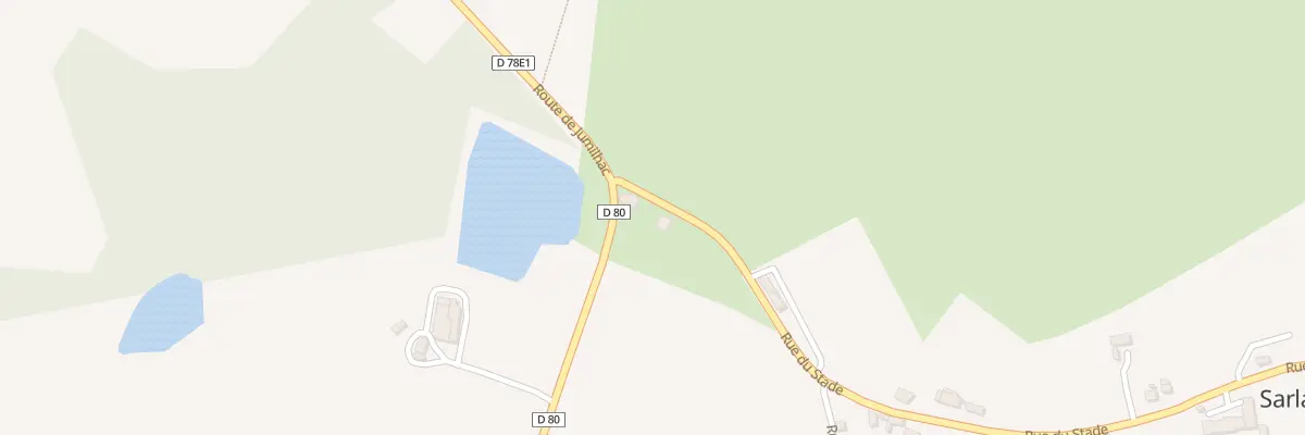 Plan du 25 Le Bourg à Sarlande