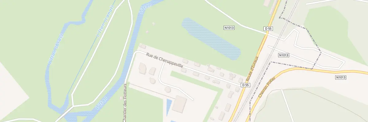 Plan du 9 Rue de Chenappeville à Arnières-sur-Iton