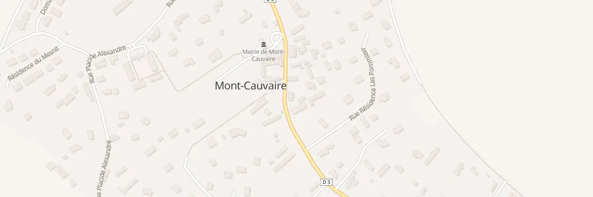 Plan du 5016 Le Village Sud à Mont-Cauvaire