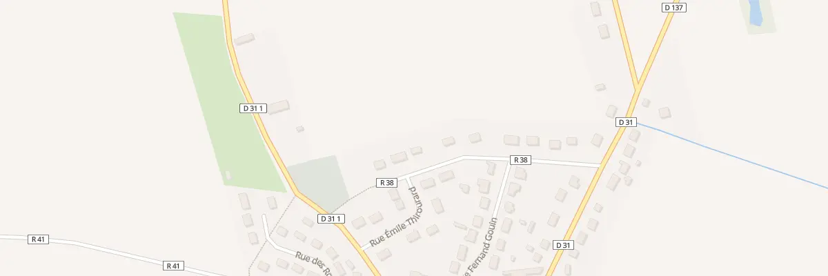 Plan du 13 Rue Emile Thirouard à Dampierre-sous-Brou
