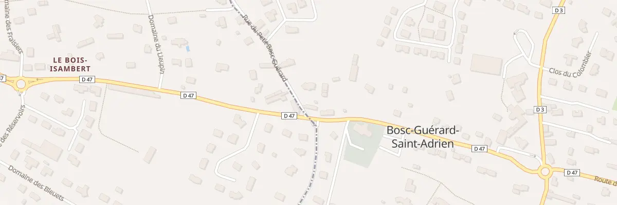 Plan du 8 Rue du Petit Bosc Guérard à Bosc-Guérard-Saint-Adrien